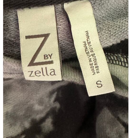 ZELLA gray black tie dye cropped sweatshirt size Small - Picture 3 of 14